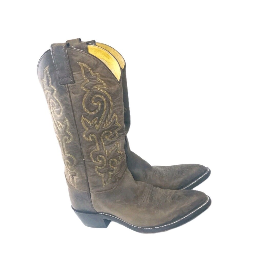Justin Apache 2252 Western Boots Men's Size 8.5 D Brown